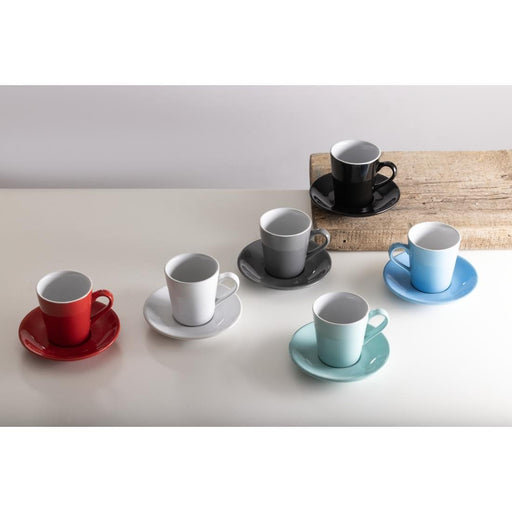 Olympia Cafe Red Saucer 131mm 5 3/10" (12 Pack) Olympia