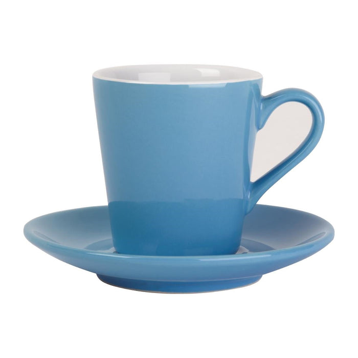 Olympia Cafe Flat White Blue 170ml 5.74fl oz (12 Pack) Olympia