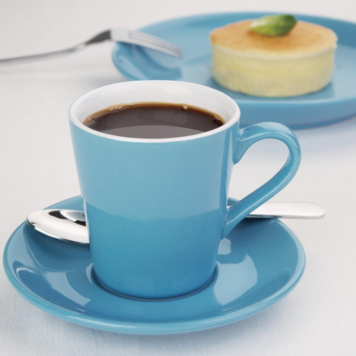 Olympia Cafe Flat White Blue 170ml 5.74fl oz (12 Pack) Olympia