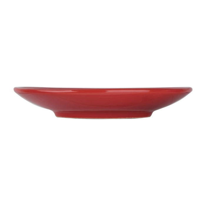 Olympia Cafe Red Saucer 131mm 5 3/10" (12 Pack) Olympia