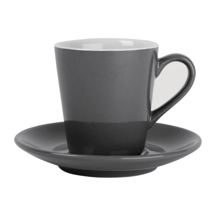 Olympia Cafe Charcoal Saucer 131mm 5 3/10" (12 Pack) Olympia