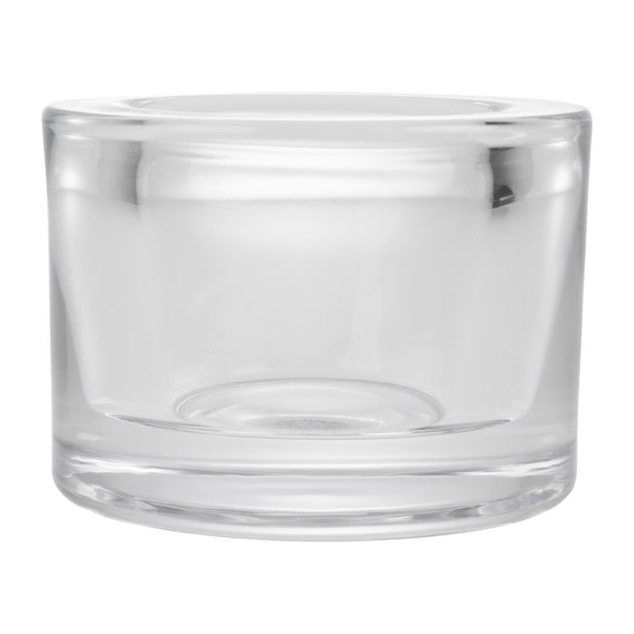 Utopia Chunky Clear Tealight Holders (12 Pack) Utopia