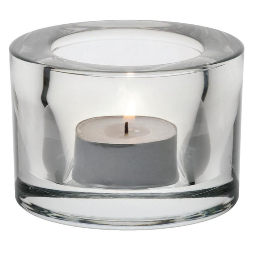 Utopia Chunky Clear Tealight Holders (12 Pack) Utopia