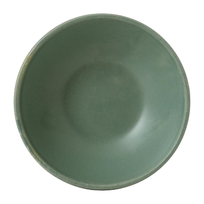 Churchill Super Vitrified Nourish Andorra Green Shallow Bowls 7oz (12 Pack) Churchill