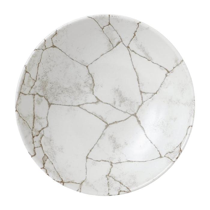 Studio Prints Kintsugi Agate Grey Coupe Bowls 182mm (12 Pack) Churchill