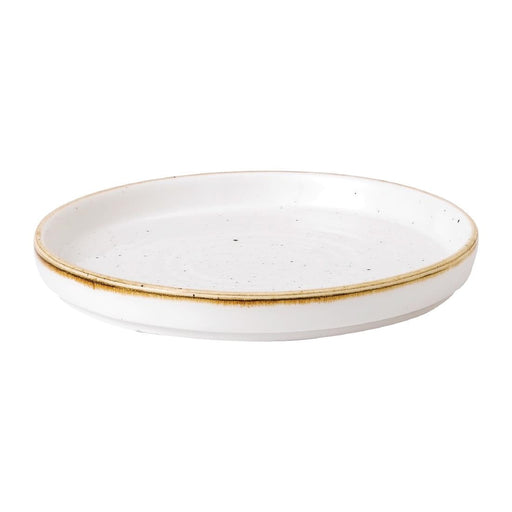 Stonecast Barley White Walled Plates 6 1/8 " (6 Pack) Churchill