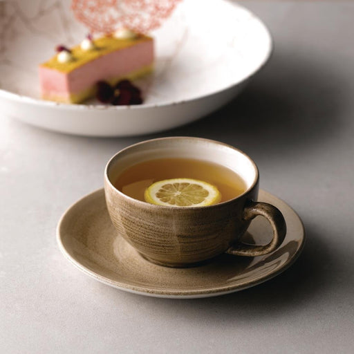 Stonecast Patina Antique Taupe Saucer 6 1/4 " (12 Pack) Churchill