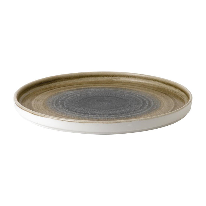 Churchill Stonecast Aqueous Bayou Walled Plates 260mm (6 Pack) Churchill