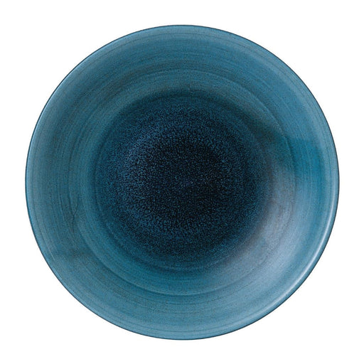 Churchill Stonecast Aqueous Lagoon Deep Coupe Plates 281mm (12 Pack) Churchill