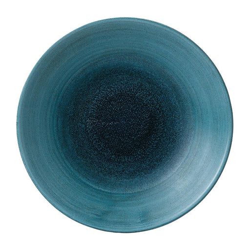 Churchill Stonecast Aqueous Lagoon Deep Coupe Plates 255mm (12 Pack) Churchill