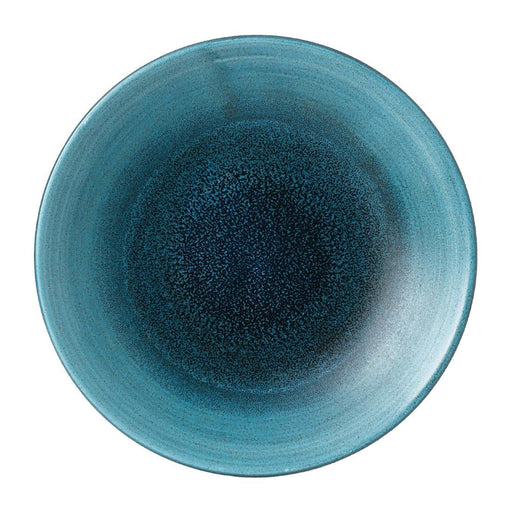 Churchill Stonecast Aqueous Lagoon Deep Coupe Plates 225mm (12 Pack) Churchill