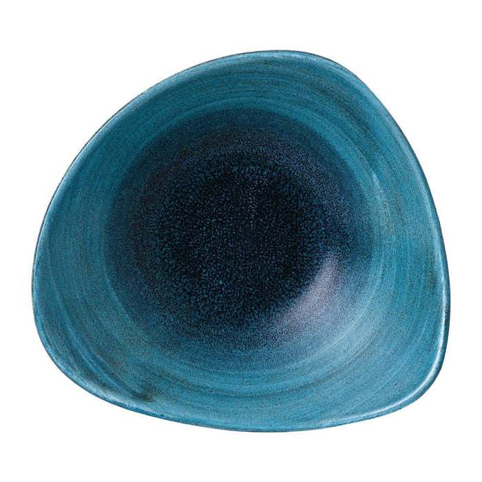 Churchill Stonecast Aqueous Lagoon Triangle Bowls 235mm (12 Pack) Churchill