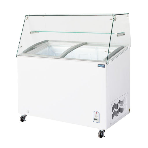 Polar G-Series Display Chest Freezer with Glass Surround 200Ltr Polar