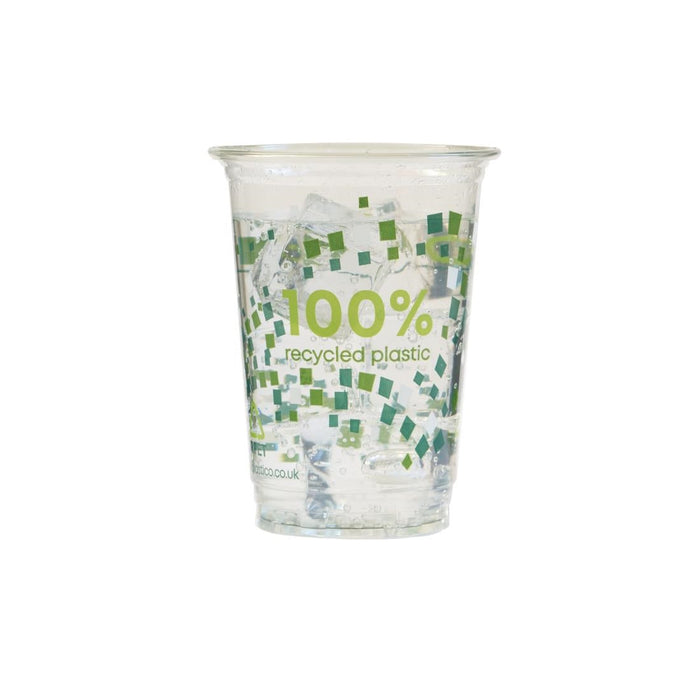 eGreen Disposable Half Pint Glasses to Brim Glasses UKCA CE Marked (1250 Pack) eGreen