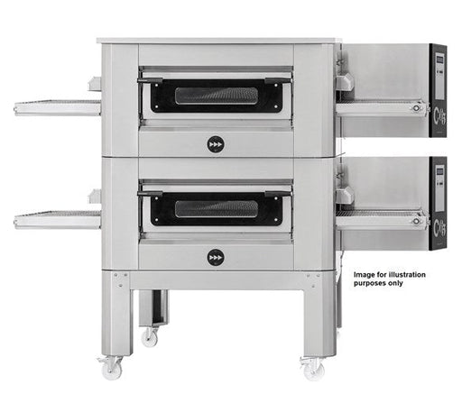 Prismafood Italian 16″ Electric Conveyor Pizza Oven With Stand C40 Canmac Catering Equipment