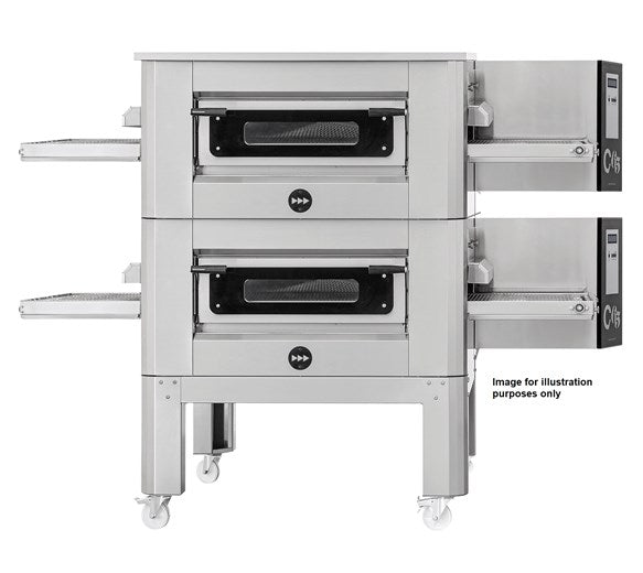 Prismafood Italian 16″ Electric Conveyor Pizza Oven With Stand C40 Canmac Catering Equipment