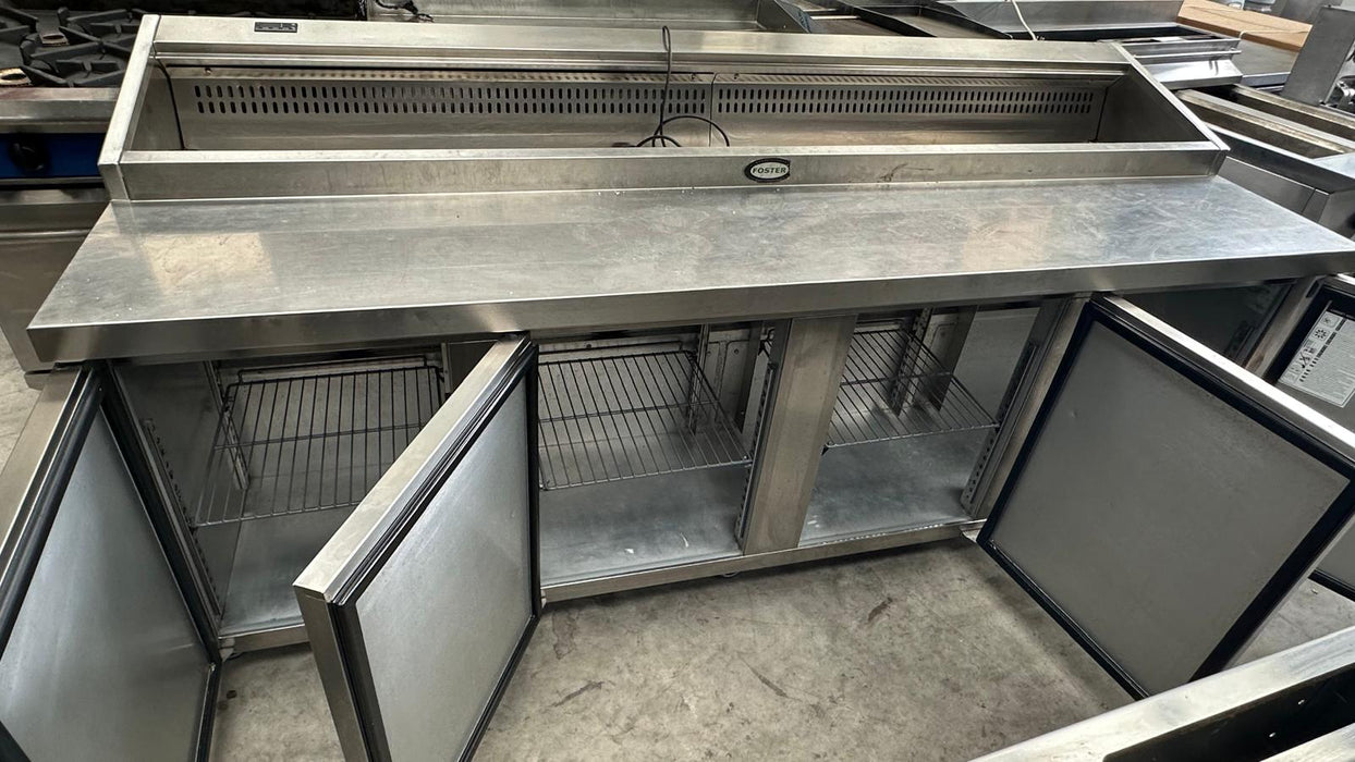 Foster Four Door Prep Counter Fridge FPS4HR - Refurbished Canmac Catering Equipment