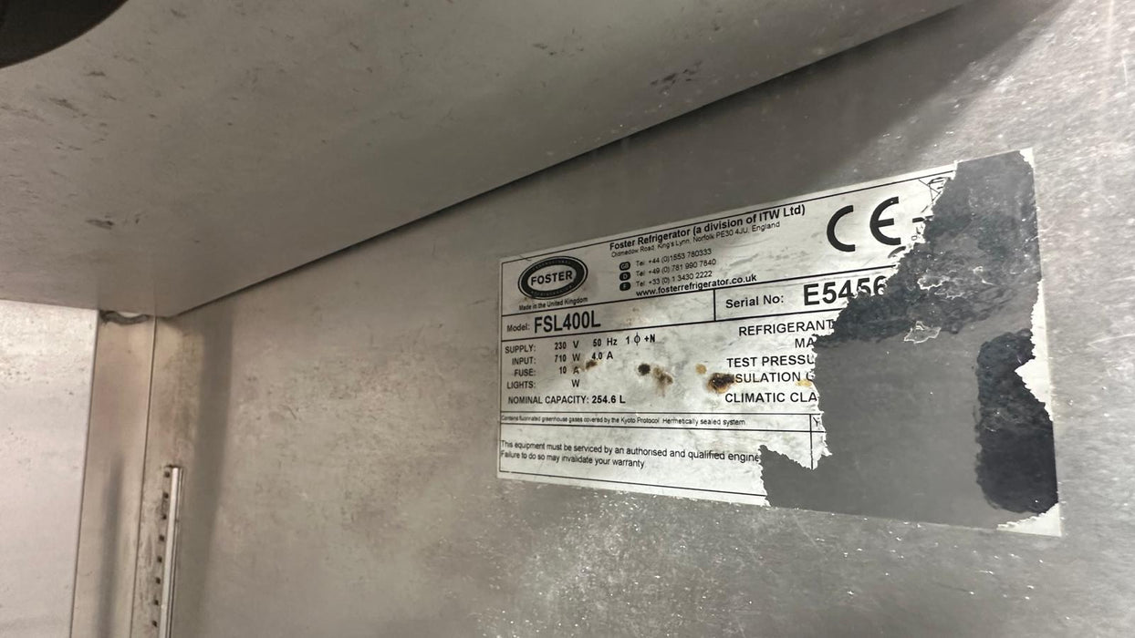 Commercial Foster FSL400L Upright Freezer - Refurbished Canmac Catering Equipment