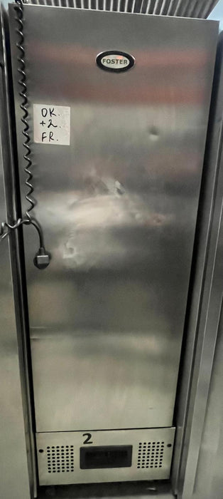 Foster FSL400H Stainless Steel Single Door Fridge-Refurbished Canmac Refurbished