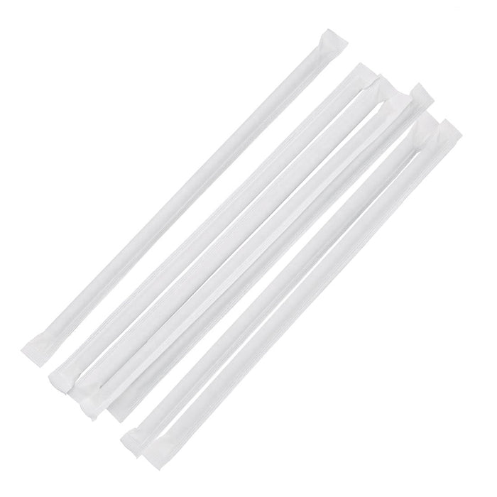 Fiesta Compostable Individually Wrapped Paper Straws Black (250 Pack) Fiesta Compostable
