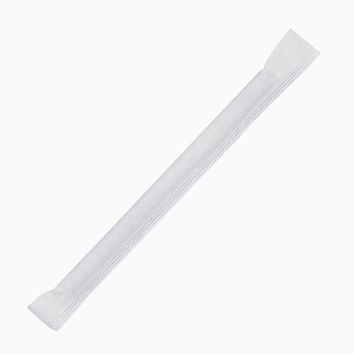 Fiesta Compostable Individually Wrapped Paper Cocktail Stirrer Straws Black (250 Pack) Fiesta Compostable