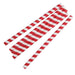 Fiesta Compostable Individually Wrapped Paper Smoothie Straws Red Stripes (250 Pack) Fiesta Compostable