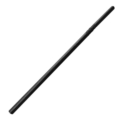 Fiesta Compostable Individually Wrapped Bendy Paper Straws Black (250 Pack) Fiesta Compostable