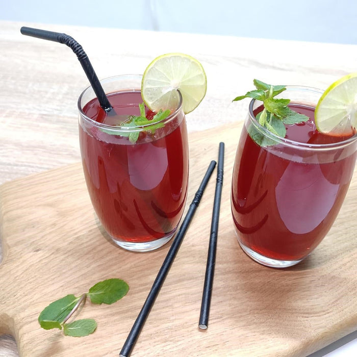 Fiesta Compostable Individually Wrapped Bendy Paper Straws Black (250 Pack) Fiesta Compostable