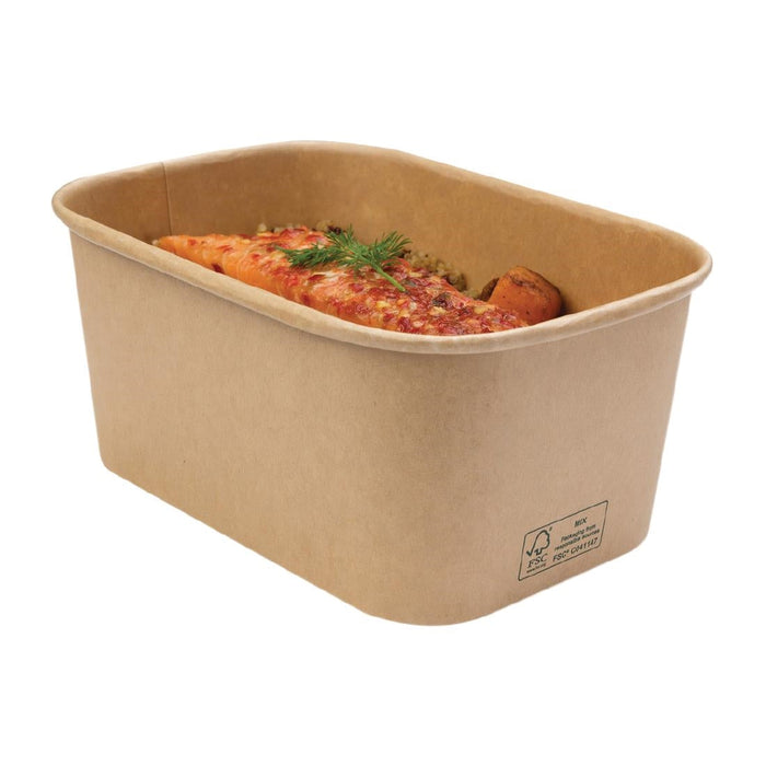 Colpac Stagione Recyclable Microwavable Food Boxes 1Ltr (300 Pack) Colpac
