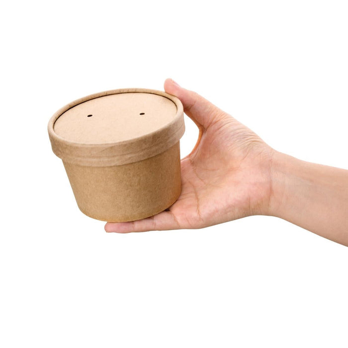 Fiesta Recyclable Soup Containers 230ml/8oz 98mm (500 Pack) Fiesta Recyclable