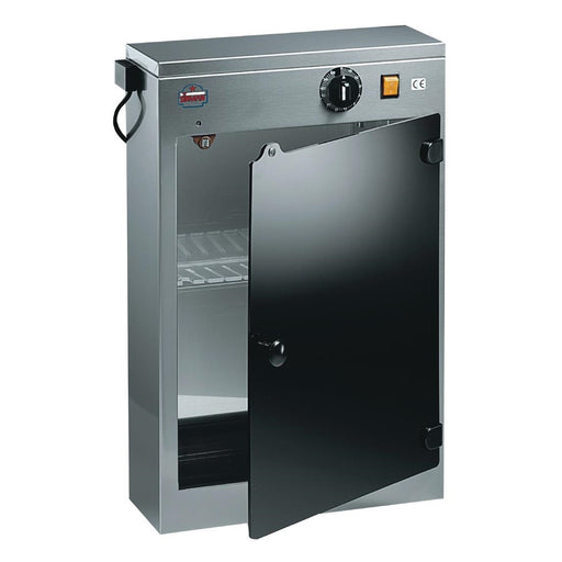 2x 8W UV bulbs. Wall mountable. Holds up to 15 knives