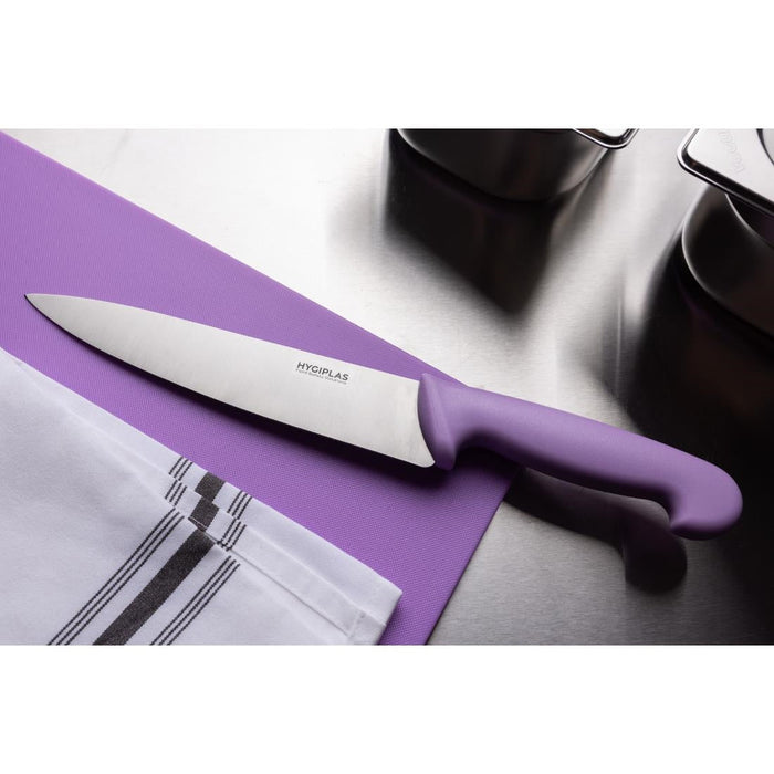 Hygiplas Cooks Knife Purple 21.8cm Hygiplas