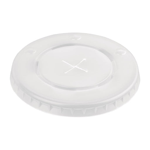 Fiesta Recyclable Polystyrene Lids for 12oz Cold Paper Cups 80mm (1000 Pack) Fiesta Recyclable