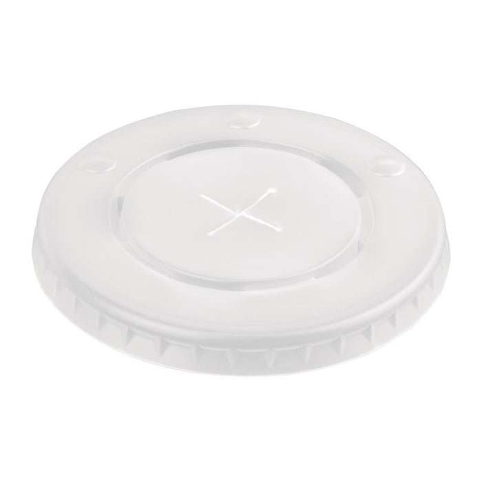 Fiesta Recyclable Polystyrene Lids for 12oz Cold Paper Cups 80mm (1000 Pack) Fiesta Recyclable