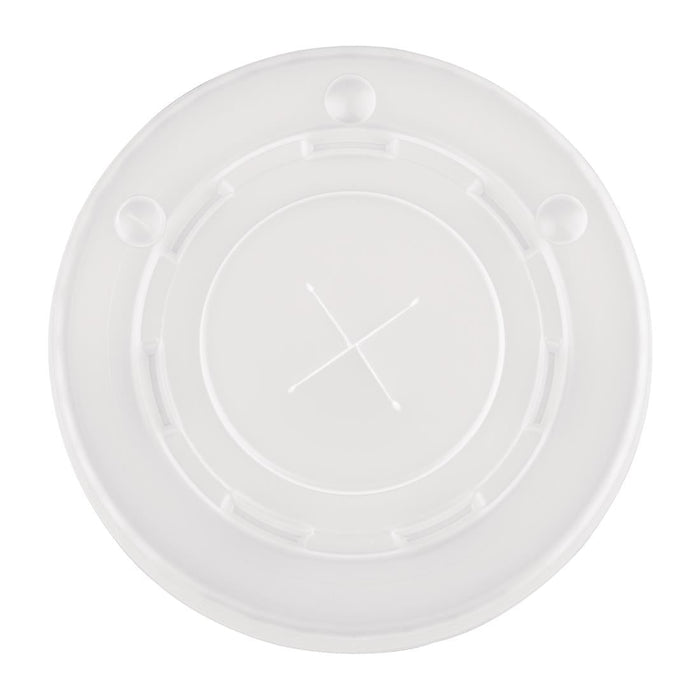 Fiesta Recyclable Polystyrene Lids for 12oz Cold Paper Cups 80mm (1000 Pack) Fiesta Recyclable