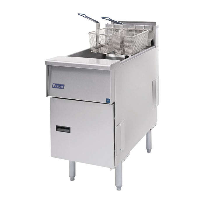 Pitco Single Tank Twin Basket Fryer SE14S-SSTC Pitco