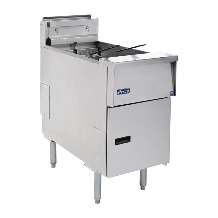 Pitco Single Tank Twin Basket Fryer SE14S-SSTC Pitco