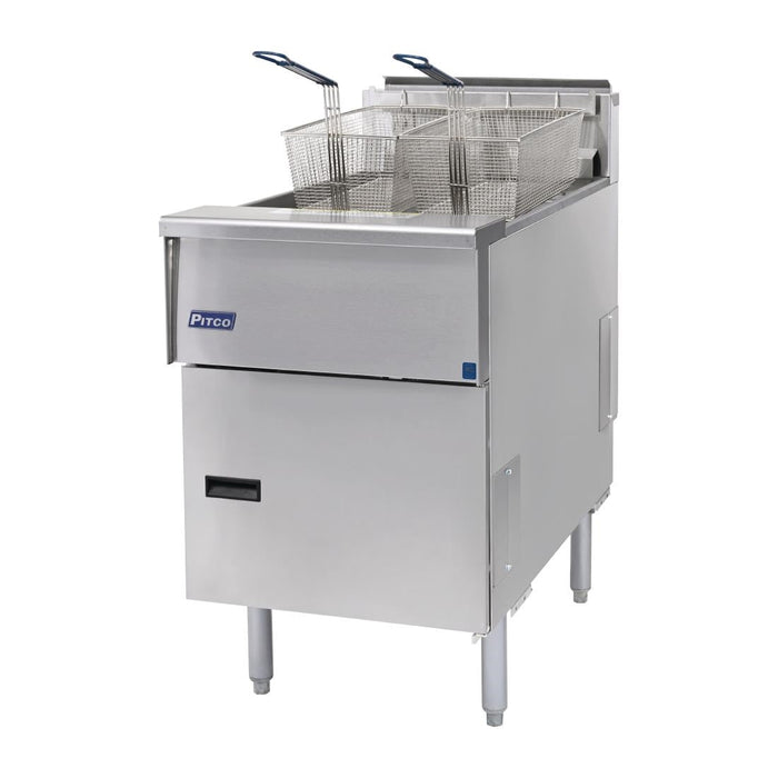 Pitco Single Tank Twin Basket Fryer SE18S-SSTC Pitco