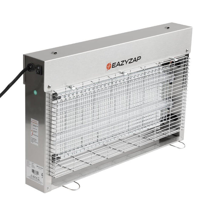Eazyzap Energy Efficient Stainless Steel LED Fly Killer 100m² Eazyzap