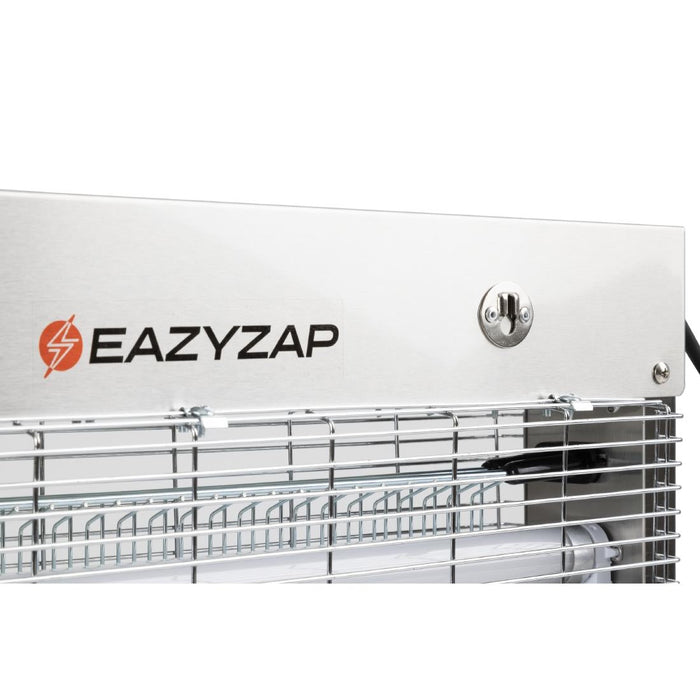 Eazyzap Energy Efficient Stainless Steel LED Fly Killer 100m² Eazyzap