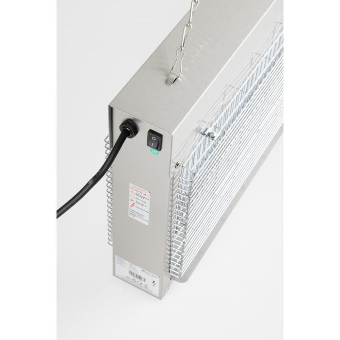 Eazyzap Energy Efficient Stainless Steel LED Fly Killer 150m² Eazyzap