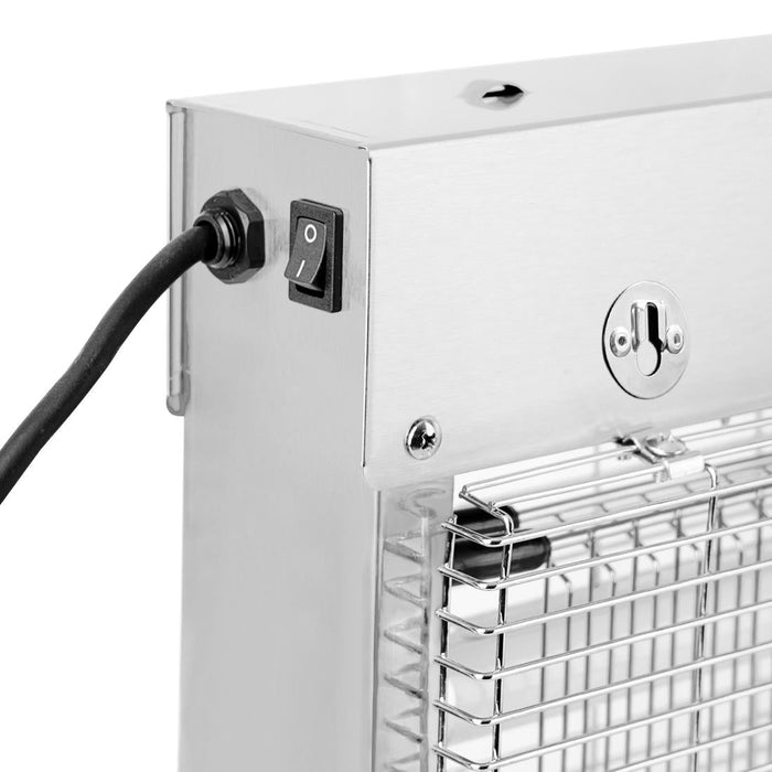 Eazyzap Energy Efficient Stainless Steel LED Fly Killer 150m² Eazyzap