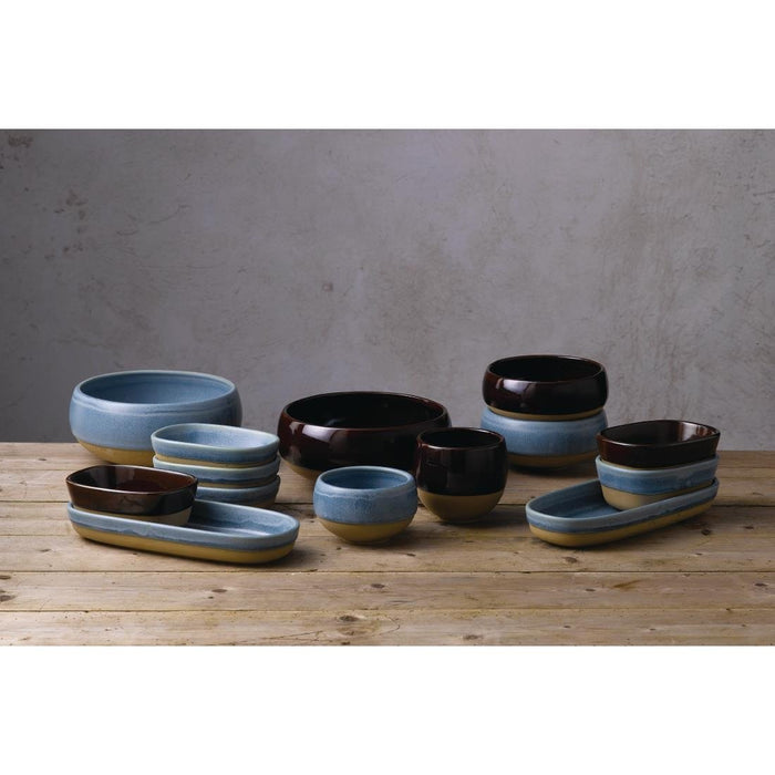 Churchill Emerge Oslo Blue Bowls 158mm (6 Pack) Churchill
