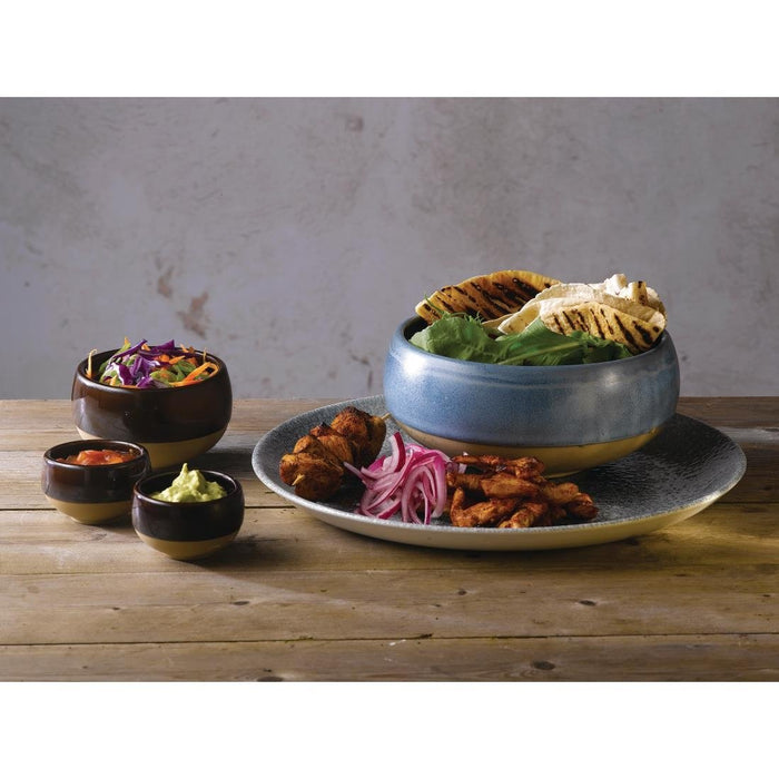 Churchill Emerge Cinnamon Brown Deep Bowls 90mm (12 Pack) Churchill