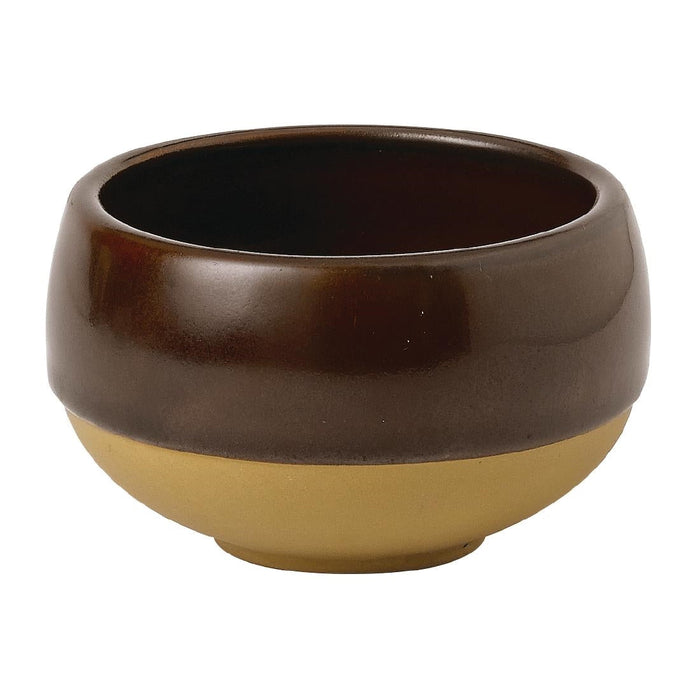 Churchill Emerge Cinnamon Brown Deep Bowls 90mm (12 Pack) Churchill