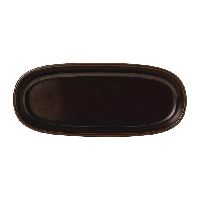 Churchill Emerge Cinnamon Brown Trays 230x95mm (6 Pack) Churchill