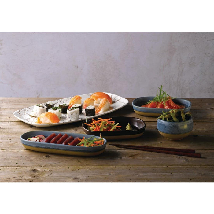 Churchill Emerge Oslo Blue Trays 230x95mm (6 Pack) Churchill