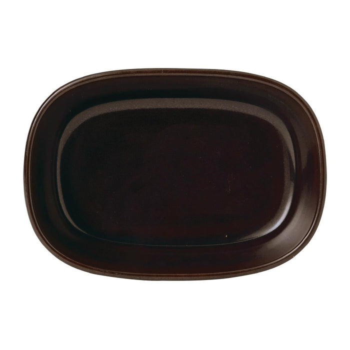 Churchill Emerge Cinnamon Brown Dishes 170x120mm (6 Pack) Churchill