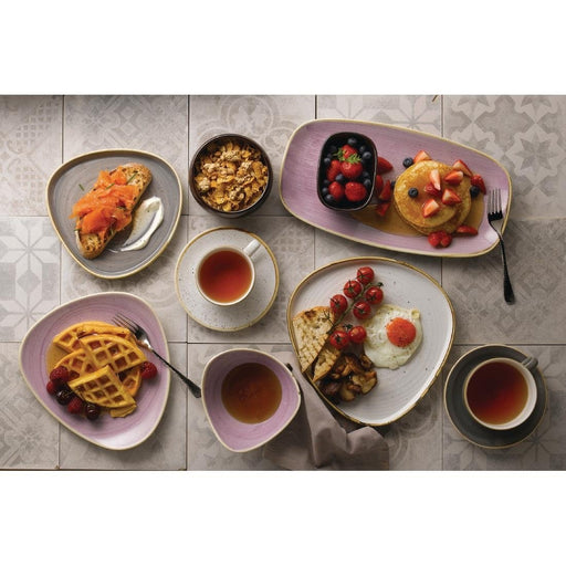 Churchill Stonecast Chefs Oblong Plates Lavender 298x153mm (12 Pack) Churchill
