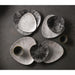 Churchill Studio Prints Kintsugi Agate Grey Lotus Plates 254mm (12 Pack) Churchill